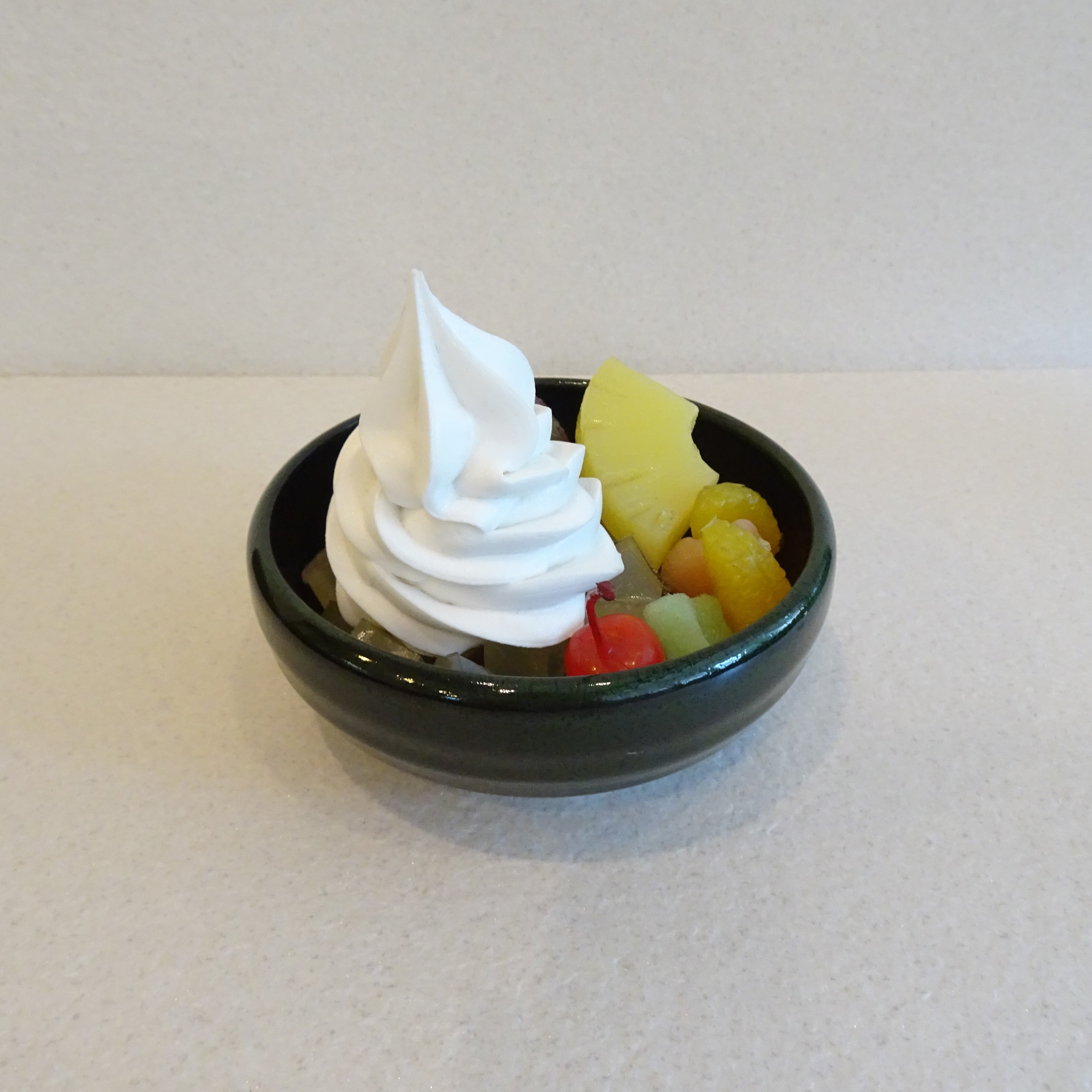 喫茶リプトン「クリームあんみつ」食品サンプル | 純喫茶家具の村田商會