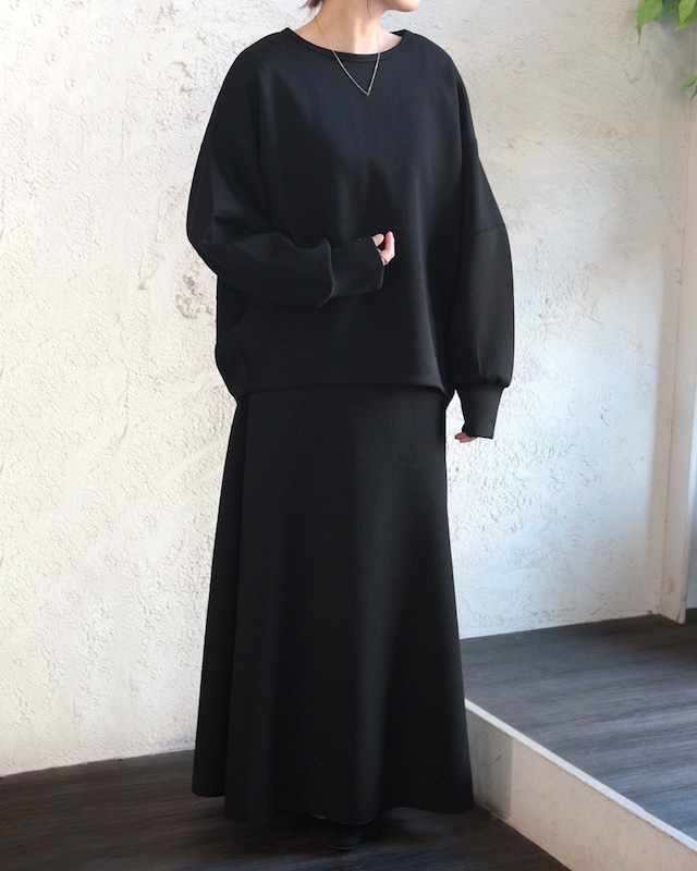 【hunch】ライトダンボールフレアスカート　(251248)