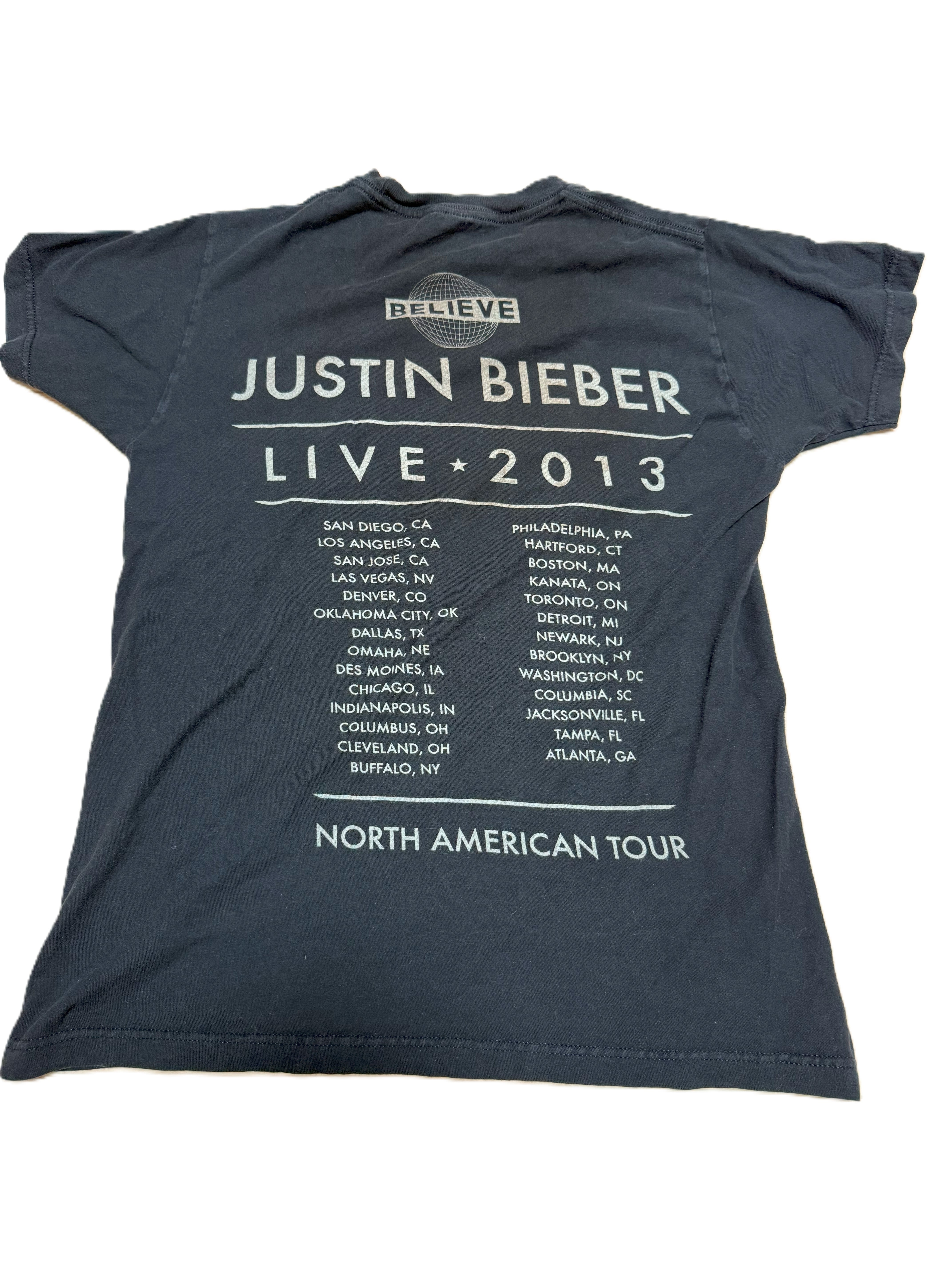アーティスト】ジャスティン・ビーバー ツアーTシャツ S Justin Bieber