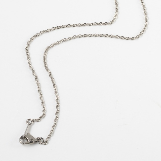 国産純チタン製 小豆チェーン・ネックレス（幅1.6mm）