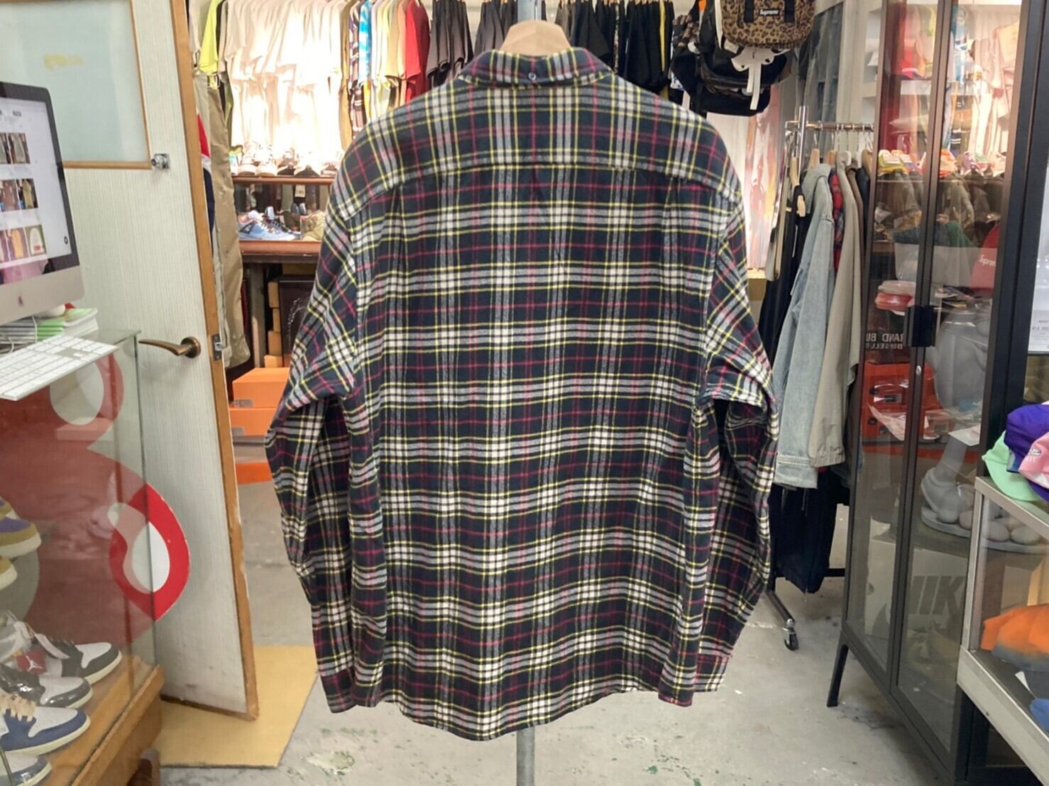 Supreme 20AW TARTAN FLANNEL SHIRT BLACK XL 63465 | BRAND BUYERS OSAKA