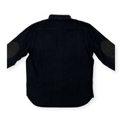 VAN JAC ヴァンヂャケット ワンポイント刺繍 エルボーパッチ BD 長袖シャツ サイズ L /ネイビー