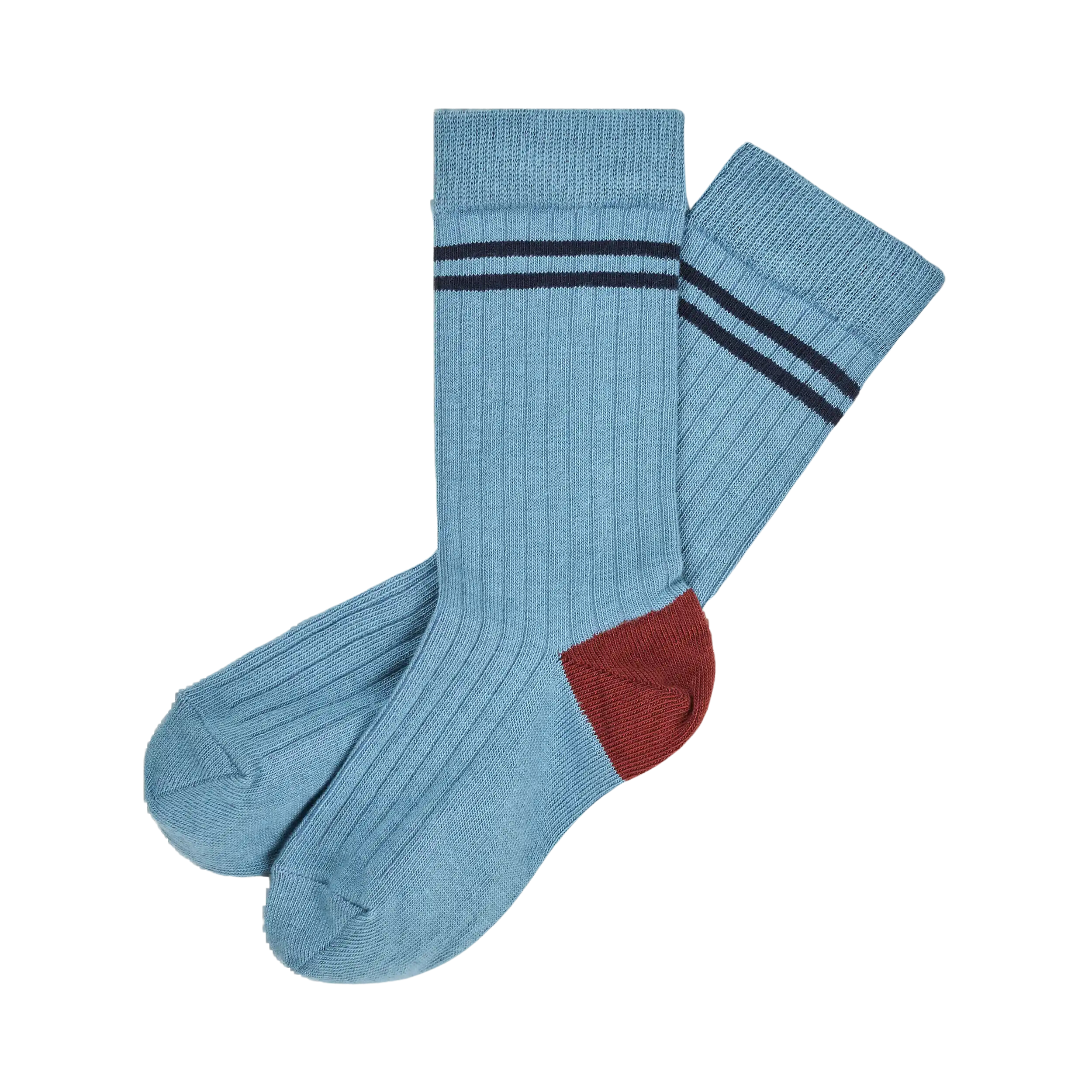 【FUB】Tennis socks/washed indigo