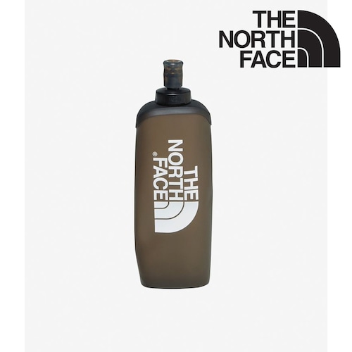 THE NORTH FACE ザノースフェイス ランニング ソフトボトル 500ml 軽量 約35g フラットボトム 薄型 ソフトフラスク トレイルランニング マラソン ハイドレーションボトル クリアグレー NN32367