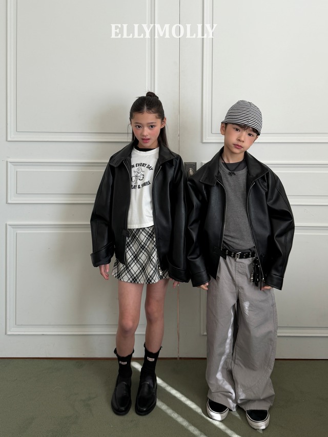 [予約][送料無料]≪ELLY MOLLY≫Slash Check Skirt 561