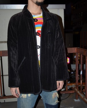 1980's 褪せたvelour toggle Jacket