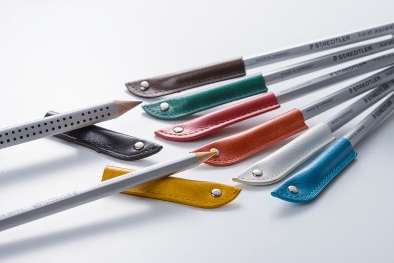 本革えんぴつキャップ | 株式会社新工精機