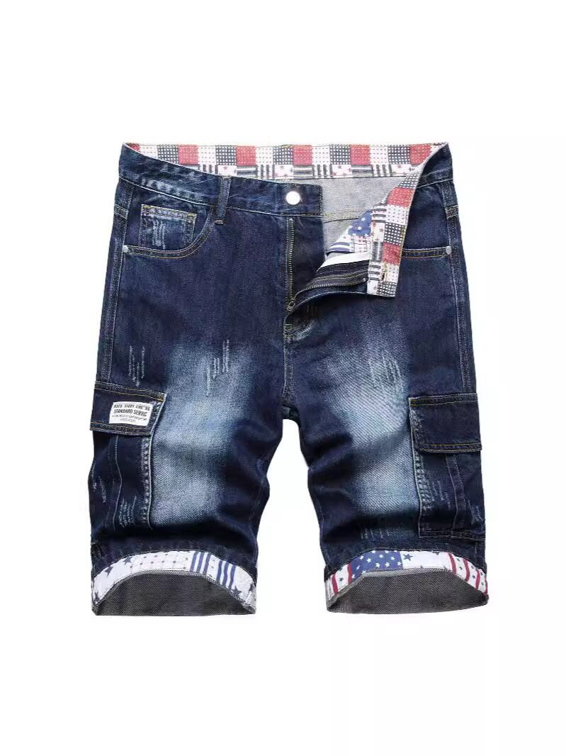 90s KARL KANI USAバギーデニムショーツワイドハーフパンツショート