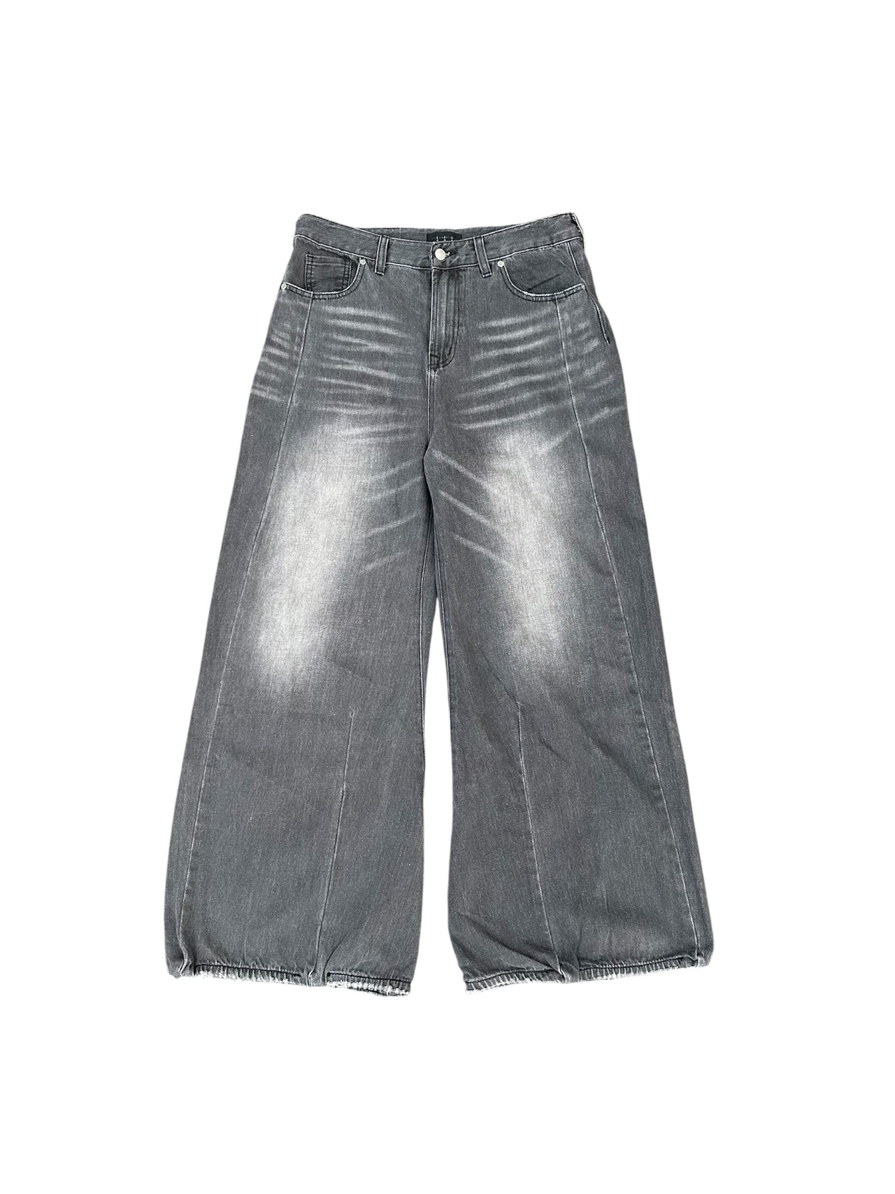Fade Black Baggy Denim