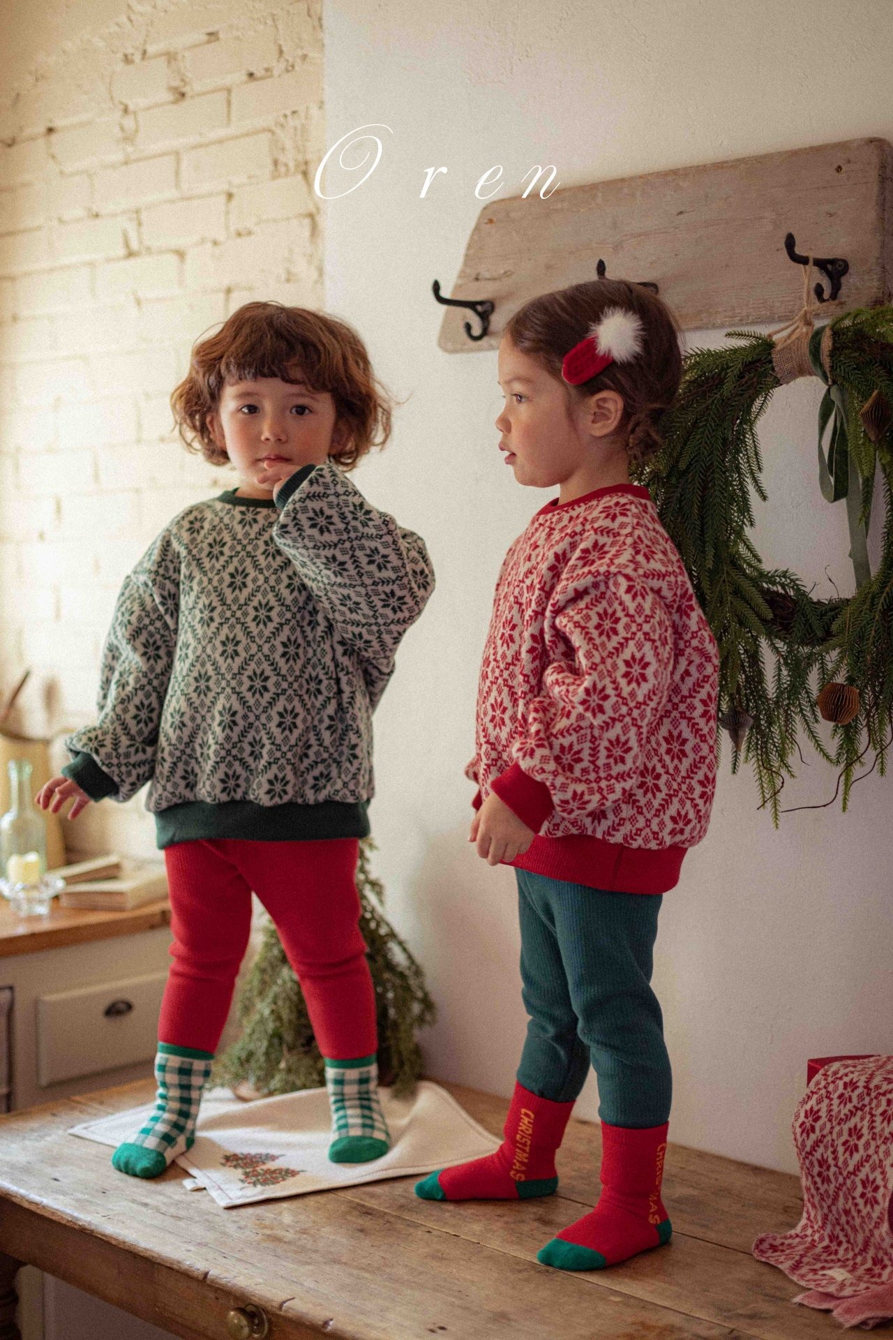 Oren X-mas［取寄］ hoho 起毛 leggings