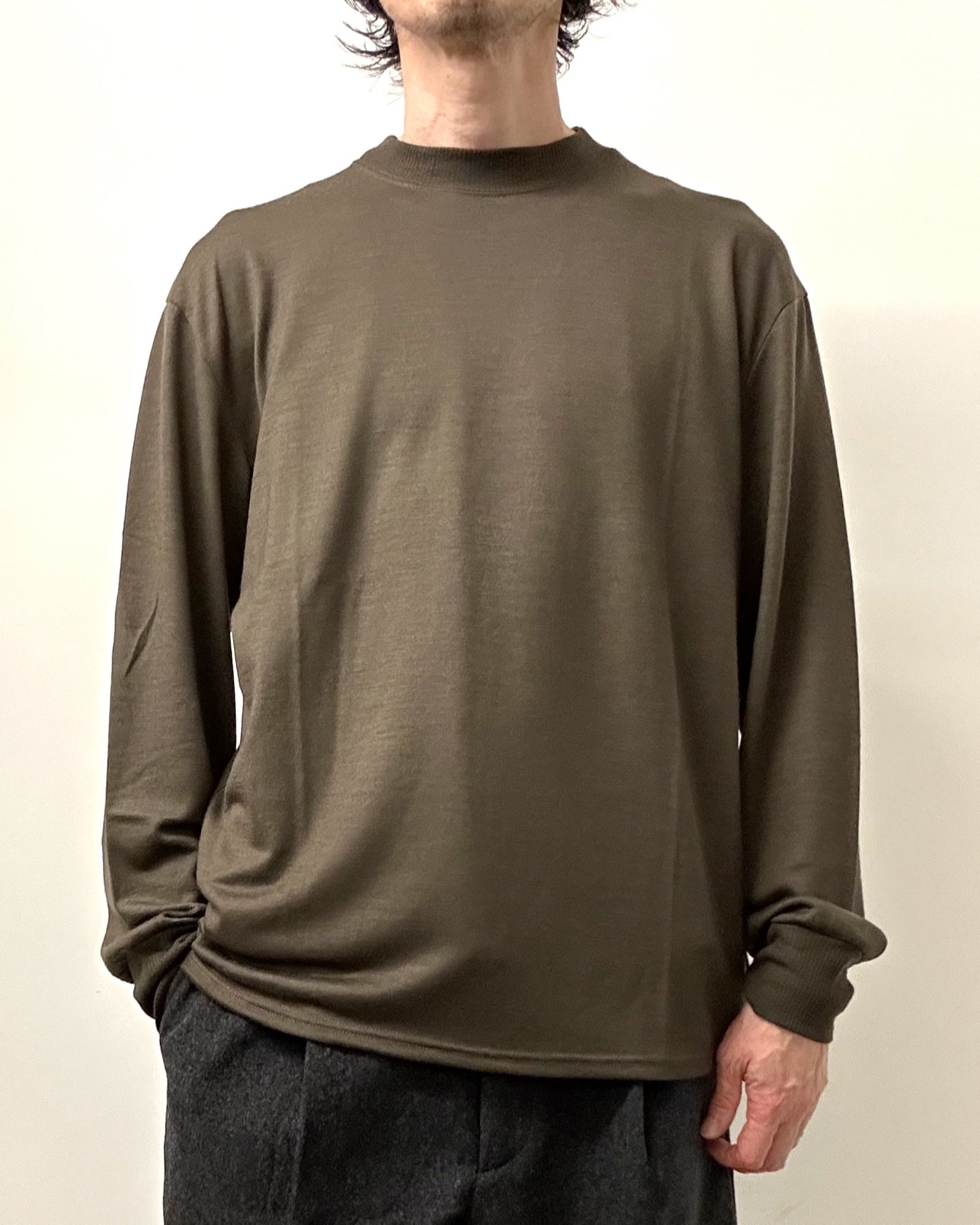 comm.arch. / Super 100's Merino Crew Neck P/O