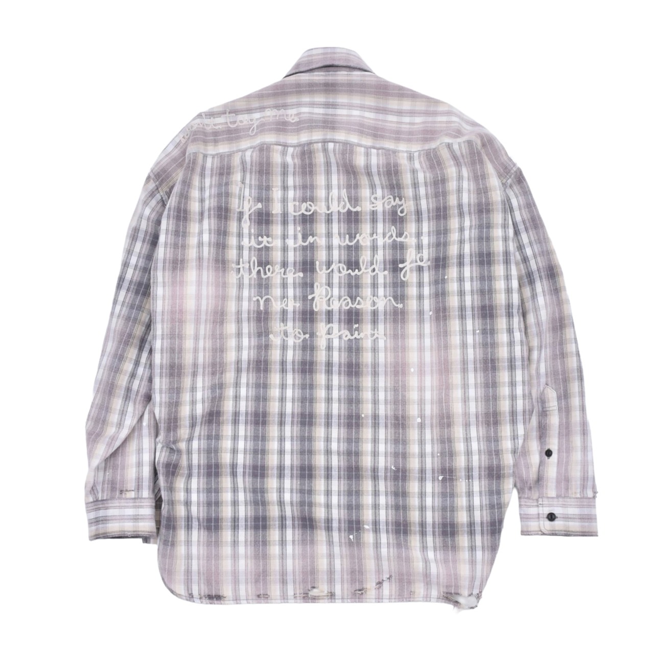 【Maison MIHARA YASUHIRO】VINTAGE LIKE CHECK L/S SHIRTS - 2