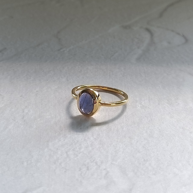 <再入荷>【oval ring】〜アイオライト〜