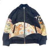 【bomber53】Ssize 再構築リバーシブル着物ボンバー KIMONO reversible BOMBER JACKET