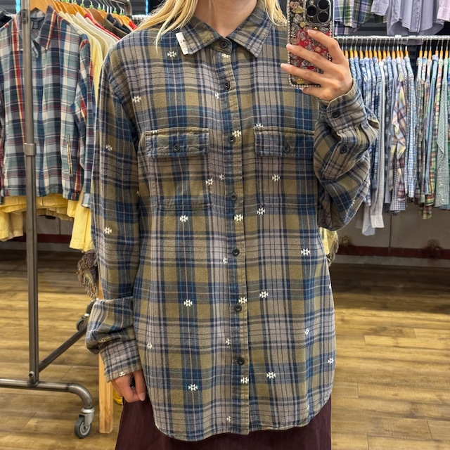 【OLD NAVY/オールドネイビー】長袖ネルシャツ