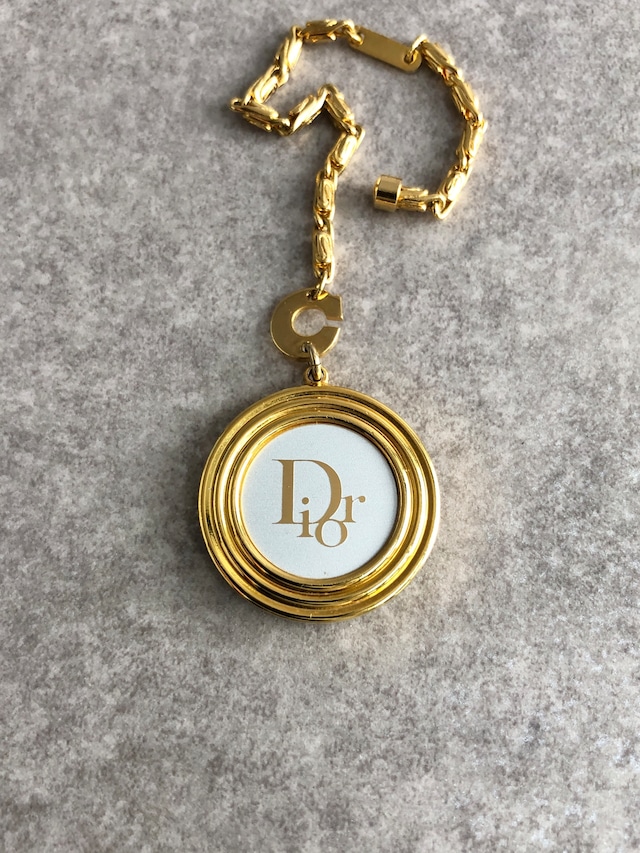 Christian Dior クリスチャン ディオール キーホルダー ゴールド ロゴ vintage ヴィンテージ オールド tgmp3e