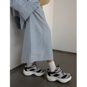 layered lace volume sole sneaker   101663