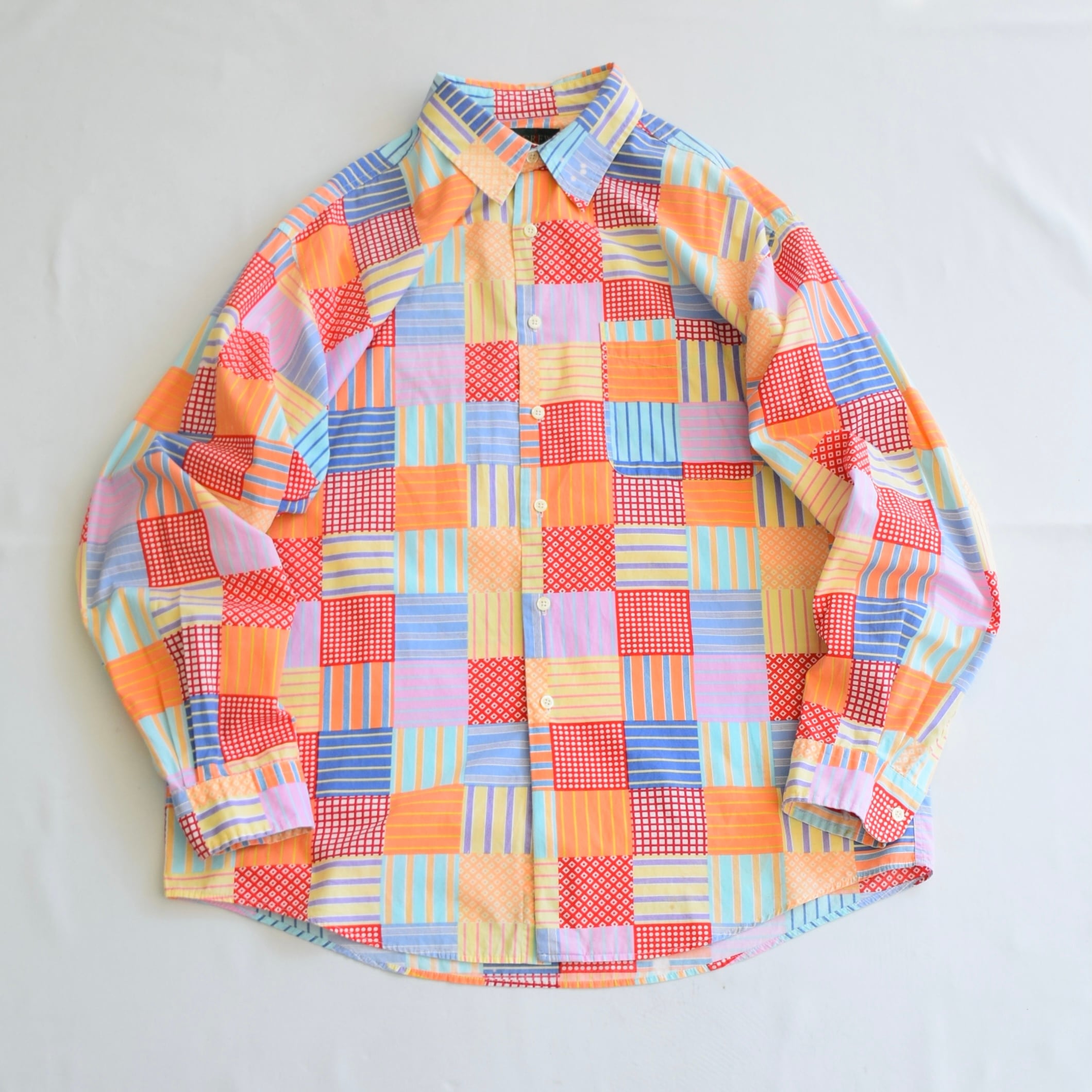 00's RRL ウエスタンシャツ ストライプ L ピンク Ralph Lauren ラルフ