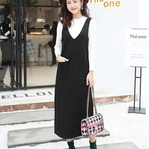 ワンピース レディース 送料無料 ワンピース プリーツワンピース Vネック ロングワンピース タンクトップ ミモレ丈 ノースリーブワンピース ミモレ丈 おしゃれ モード モダン レトロ クール かわいい かっこいい こなれ感 スタイル 小顔見せ 着痩せ 体形カバー インスタ トレンド きれいめ エレガント ルーズ カジュアル ゆったり フレア 大人かわいい 上品 無地 ブラック ステッチ ゆる ノースリーブ Aライン ジャンパースカート スーツリメイク