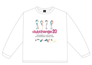 20th記念コラボロングTシャツ【白】