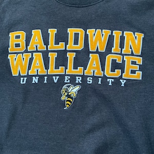 【JANSPORT】カレッジ Baldwin Wallace University ボールドウィンウォーレス大学 刺繍ロゴ スウェット トレーナー XS US古着