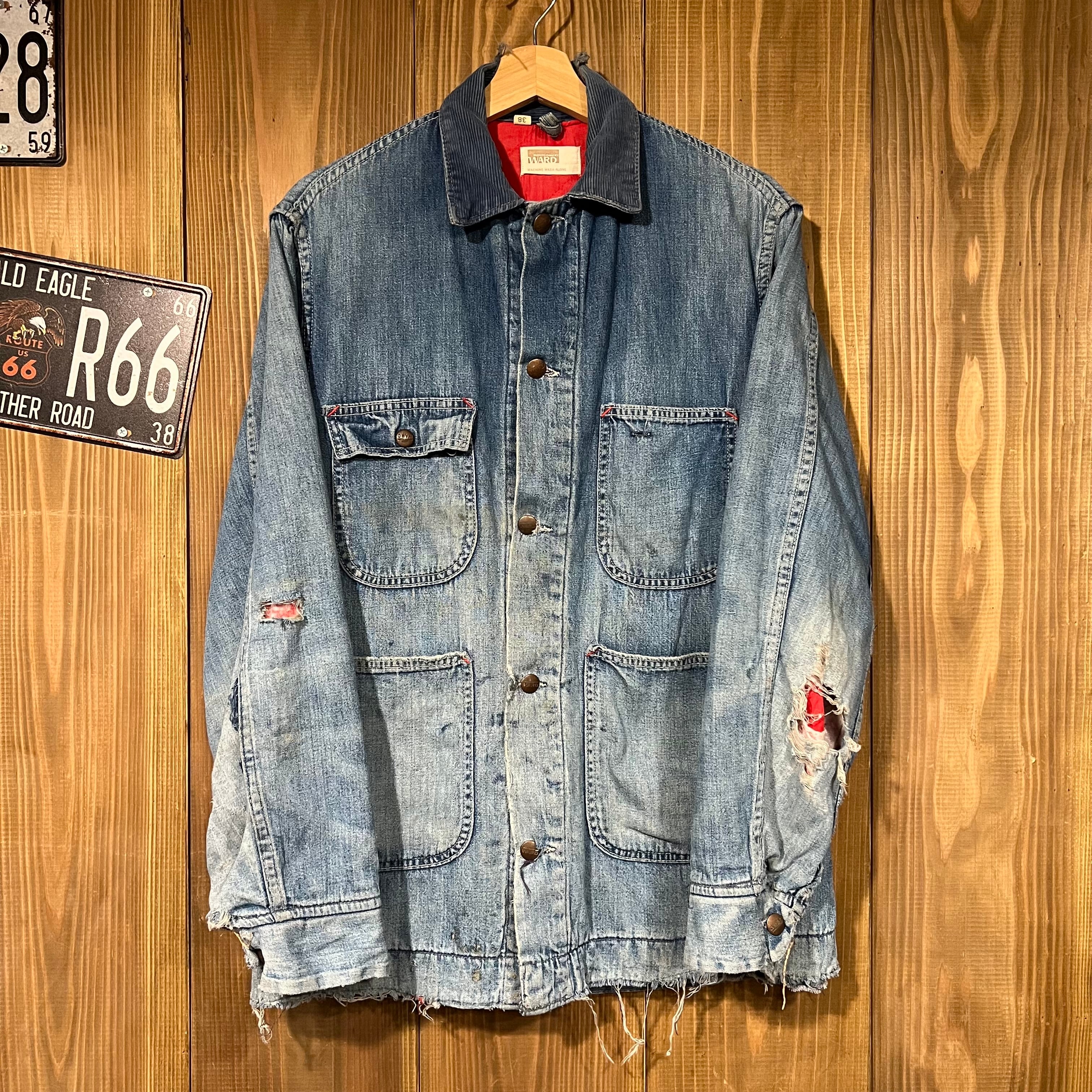 70s USA製 Montgomery Ward モンゴメリーワード デニム カバーオール