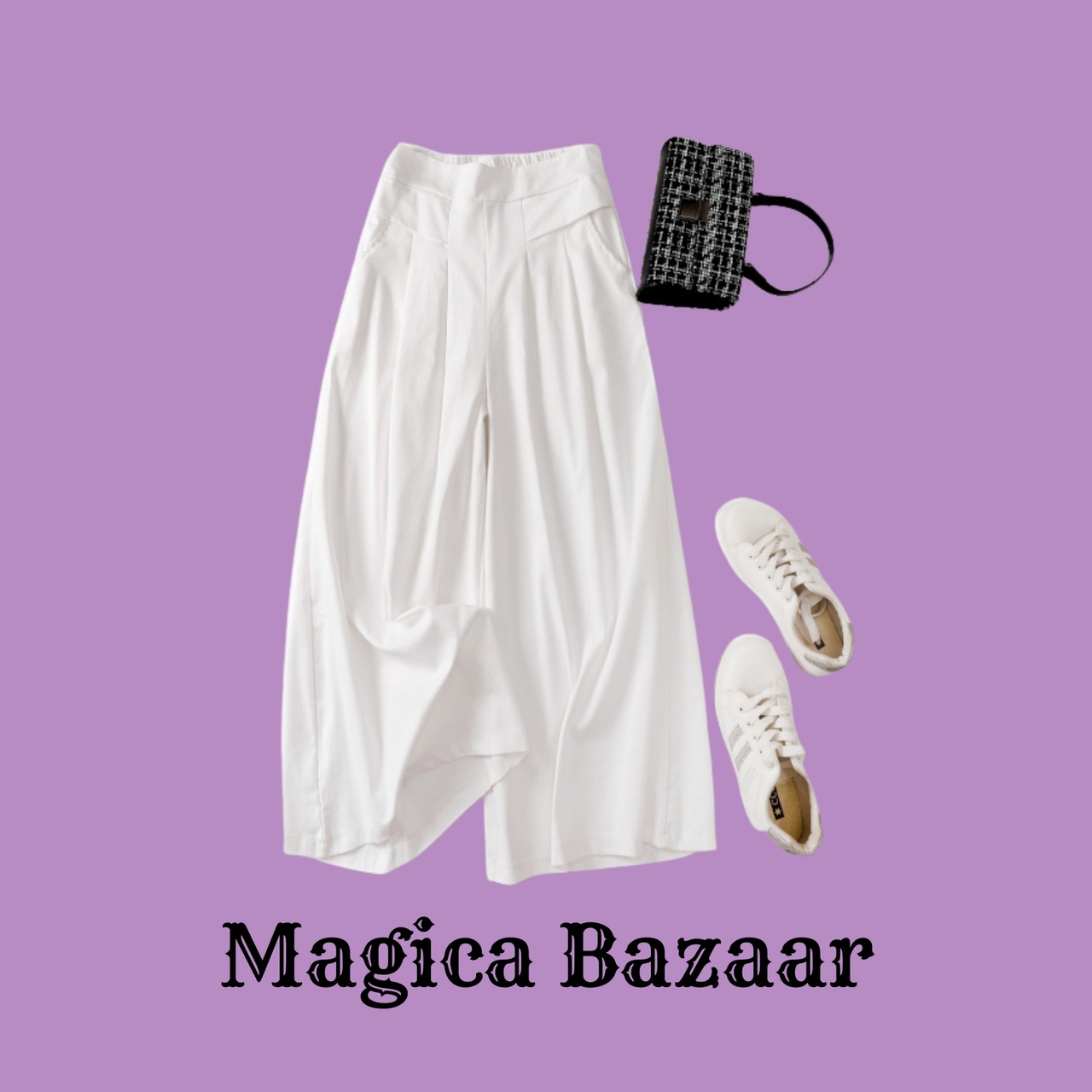 ソルシエール　魔女のリラックスリネンパンツ　M23364