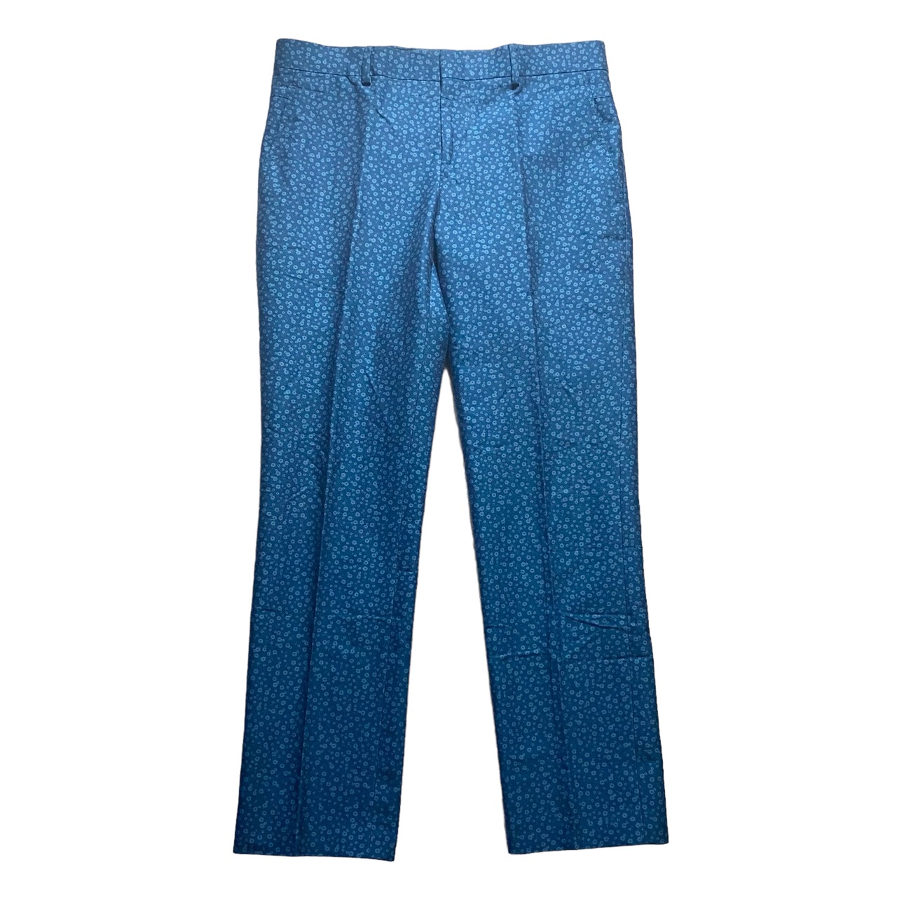 HERMES small pattern cotton slacks