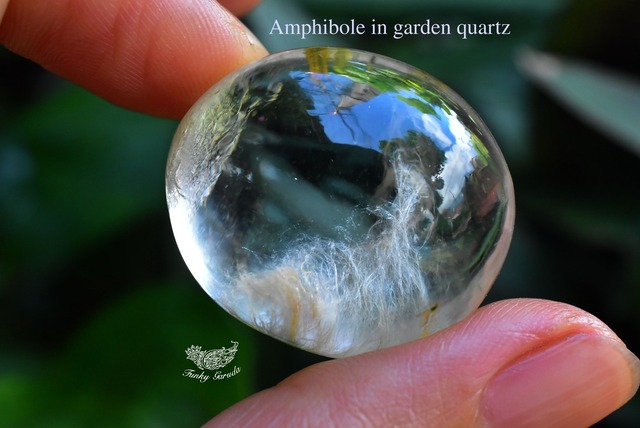 伸びやかな神秘★アンフィボール★ガーデンクォーツルース  gar272