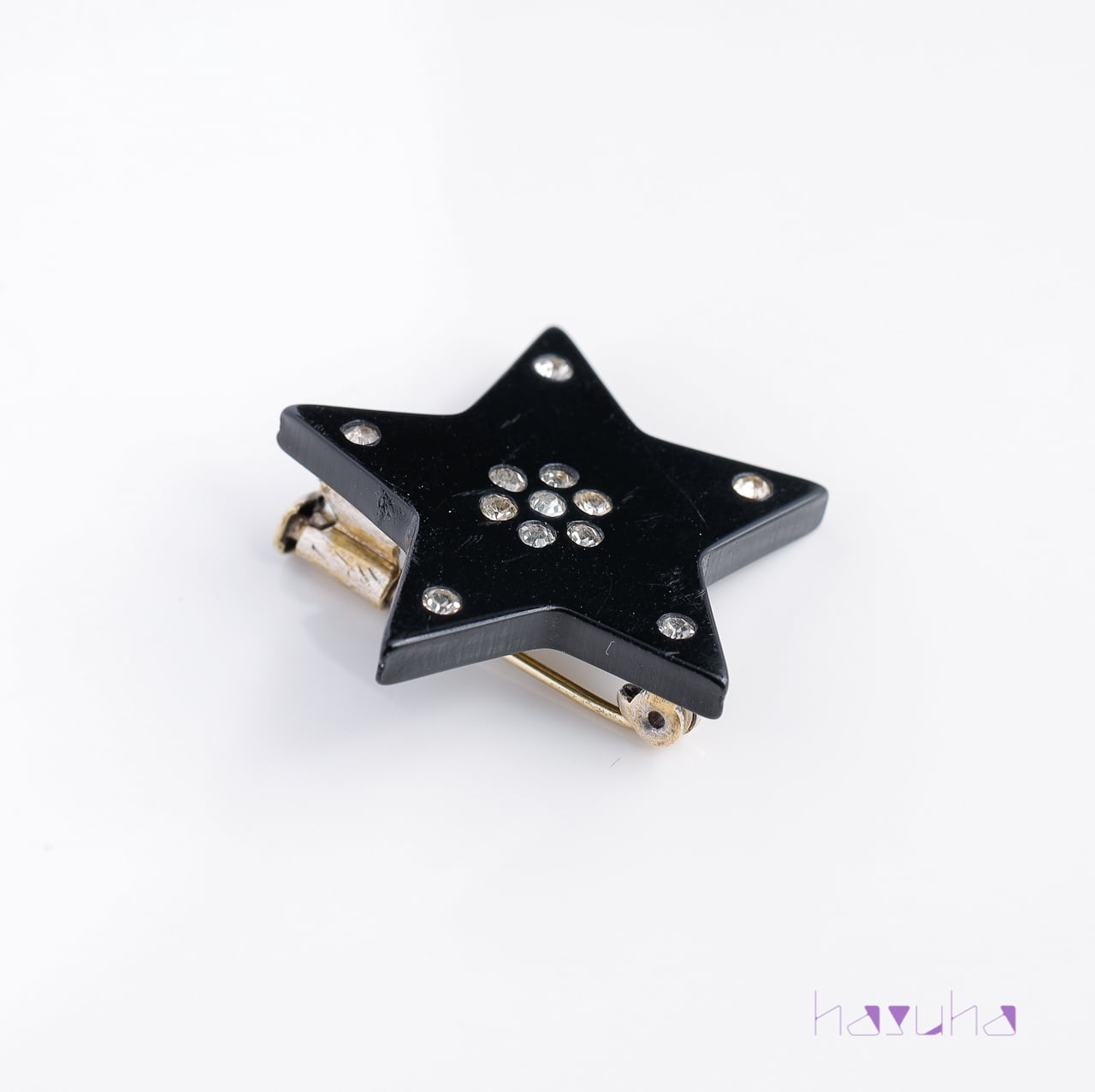 希少⭐️バーバリー スイングブローチ　可動式針　ラインストーン 希少⭐️バーバリー スイングブローチ 可動式針 ラインストーン