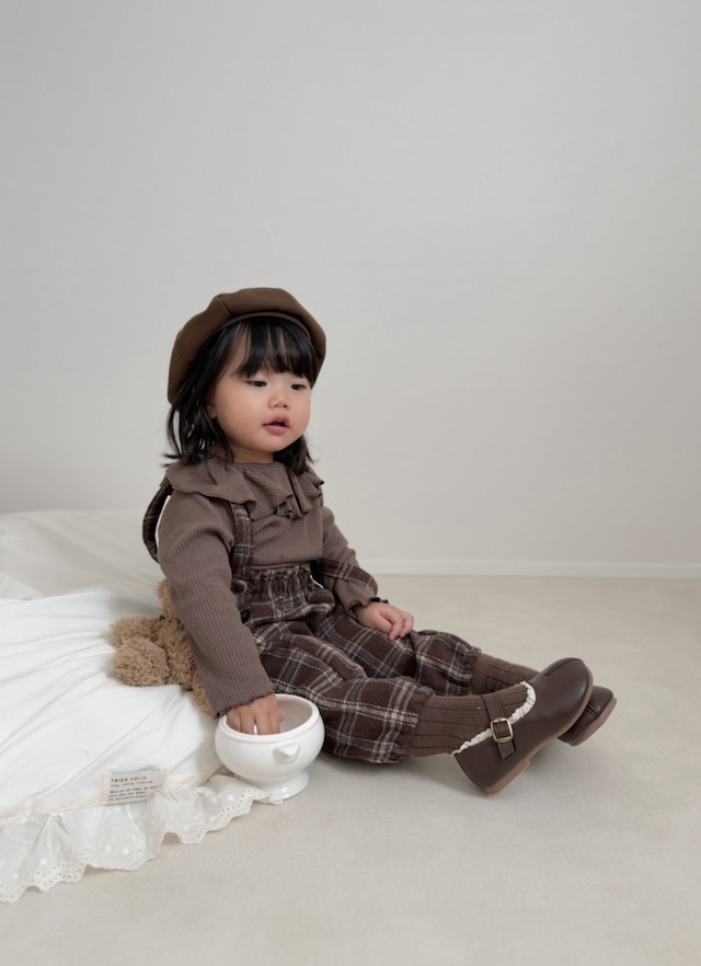 入荷予定⌇mimi market / Cream collar T