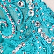 社交ダンス 衣装 凛舞 チャコット Chacott クリスアン chrisanne スタンダードドレス ワンピース ドレス スタンダード フロート レース イングランド製 デモ 競技 ダンス パーティ 発表会 緑 青緑 フリル レース 高級感 グリーン系 ブルー系 社交ダンス ドレス レディース 高級 ワンピース レースドレス スタンダード衣装 デモ衣装 競技用ドレス フリルスカート