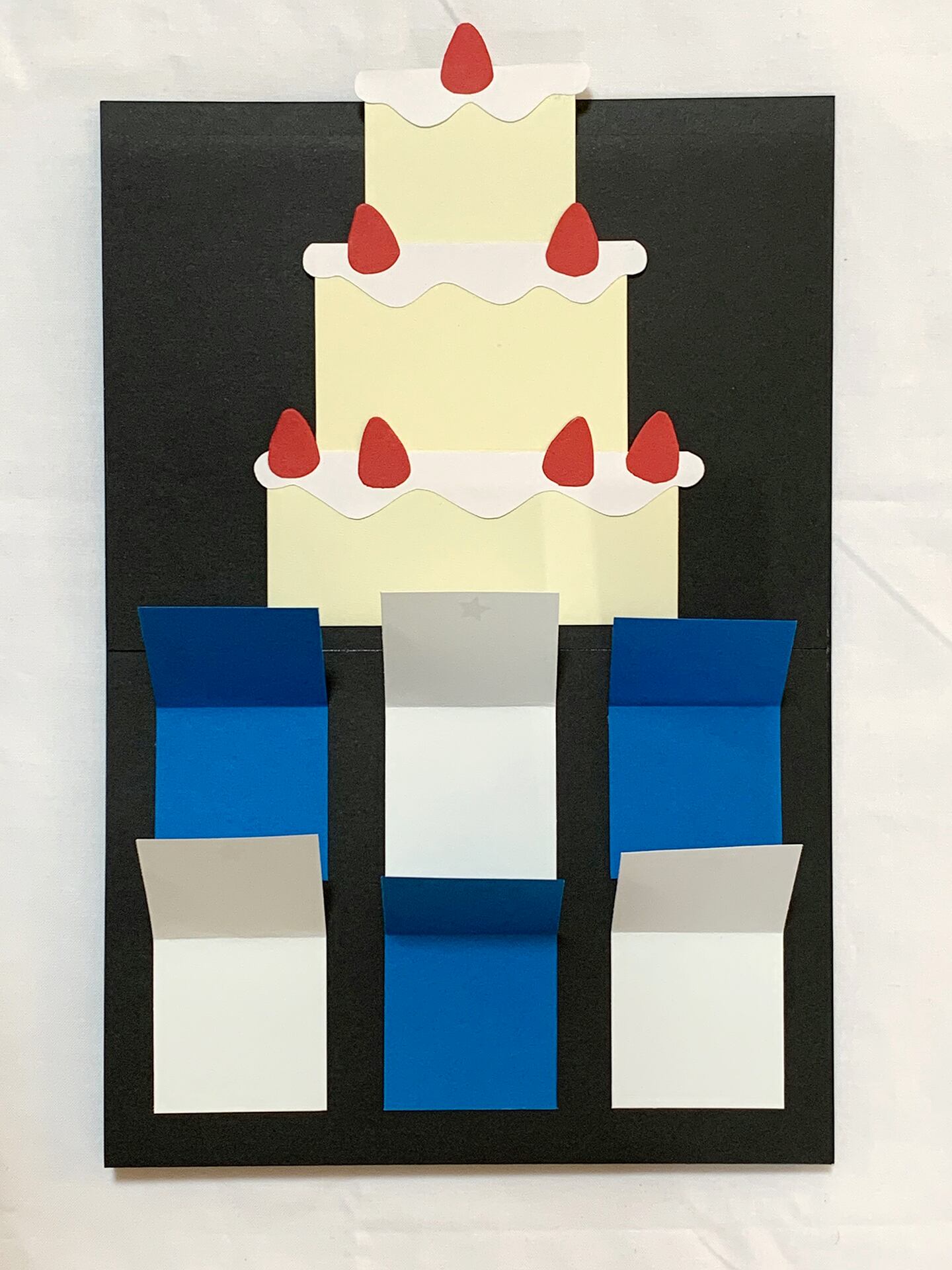 完成品】仕掛けアルバム（ブルー・野球）1点 | 青--はる