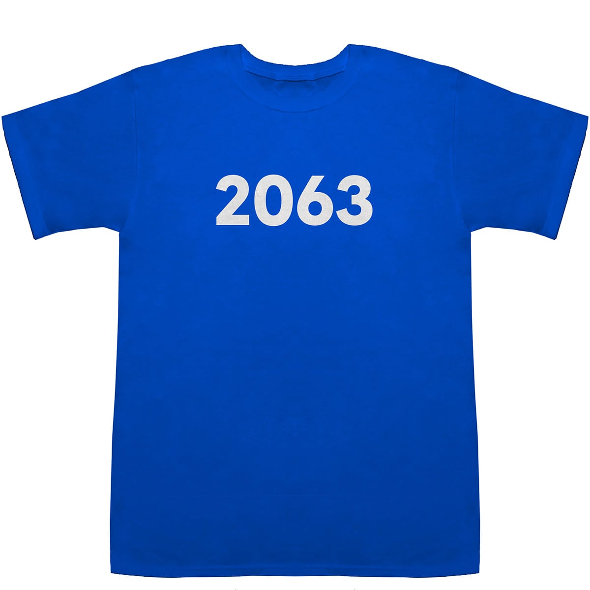 2063 T-shirts【Tシャツ】【ティーシャツ】【数字】【年代】【品番