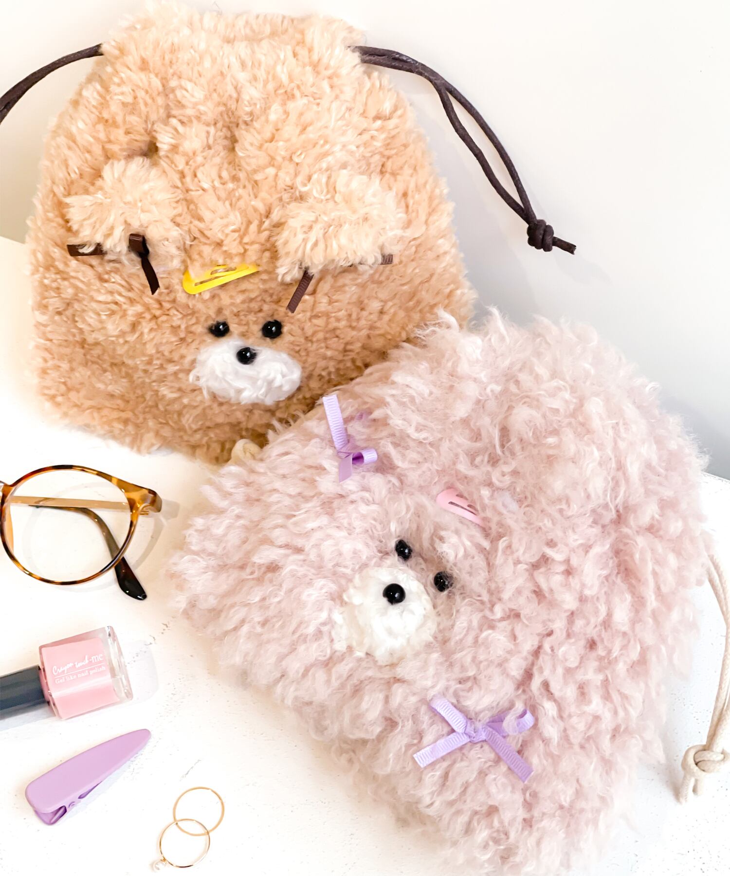 F248235_おしゃれなアニマル巾着ポーチ | Flapper