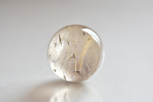 Rutile quartz quartz sphere - ルチルクオーツ