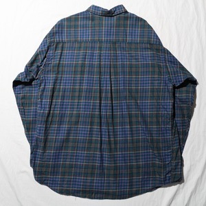 極美品 XL 96年 ポルトガル製 オンブレチェックシャツ 長袖 Patagonia パタゴニア