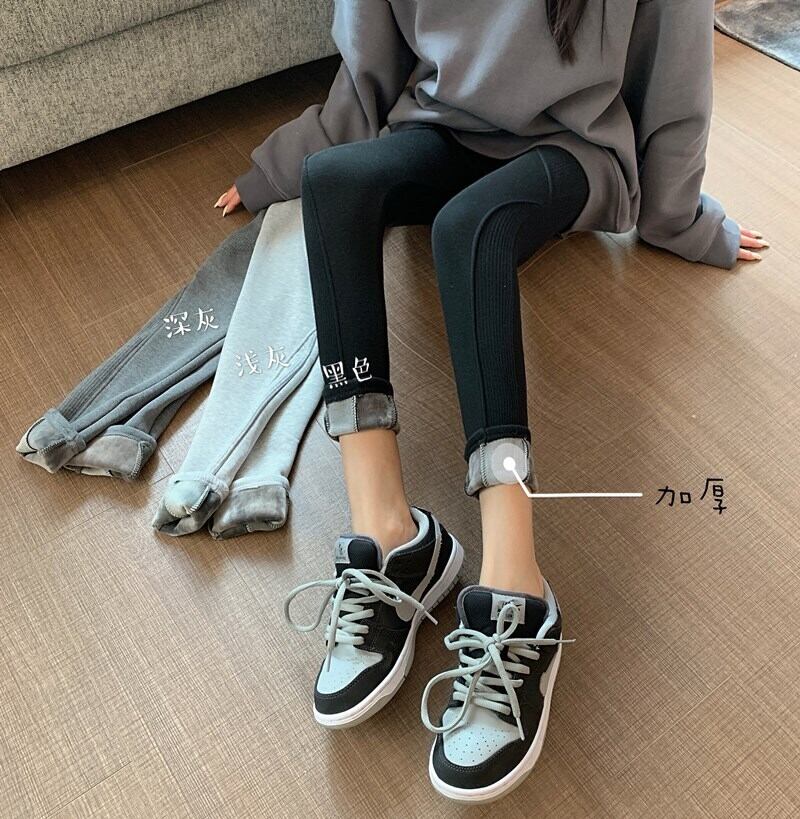 レギンス ベルベットハイウェストウェストオータムパンツ 秋物 ウィンター 冬物 タイツ ストッキング ソックス クレセントシティ96203690086