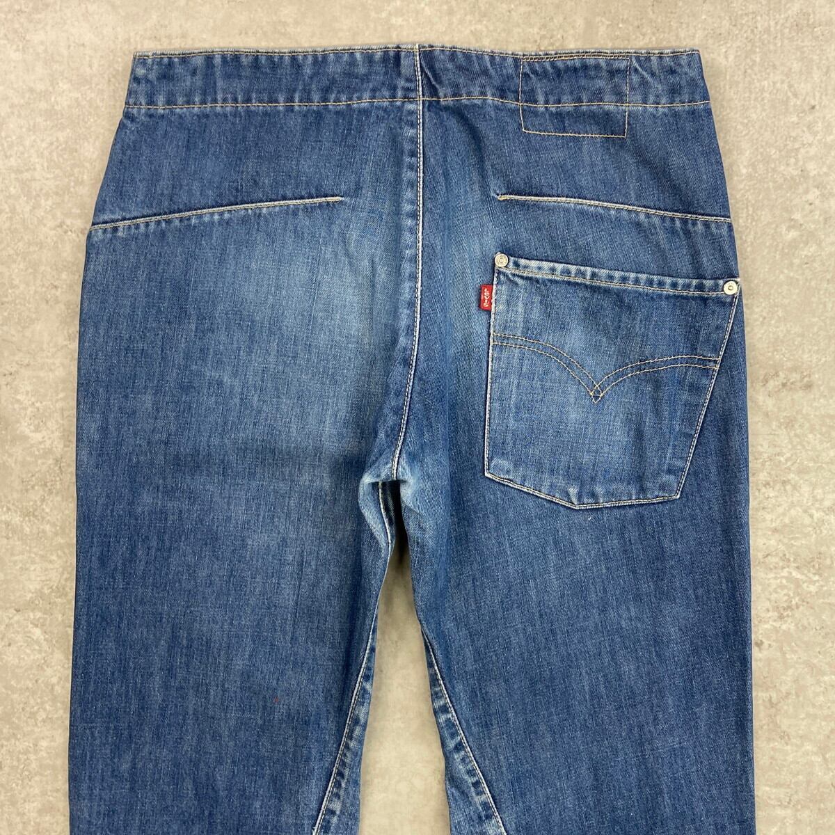 00年代 Levi's ユーロリーバイス ENGINEERED JEANS 立体裁断 変形