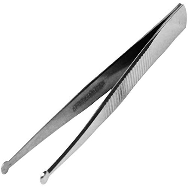 SK11 ピンセット ベビー用 先丸型 100mm No.9