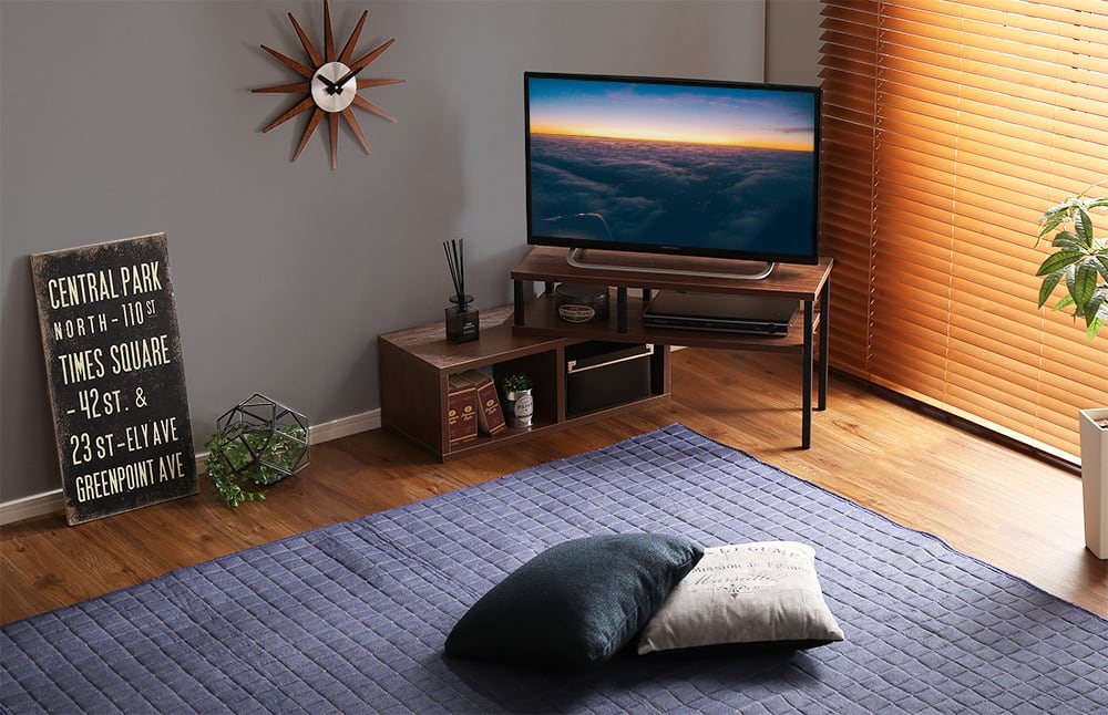 ヴィンテージ 伸縮 テレビ 台 全2色】お部屋が狭くても使える！ヴィンテージ伸縮テレビ台 | TKSKSHOP