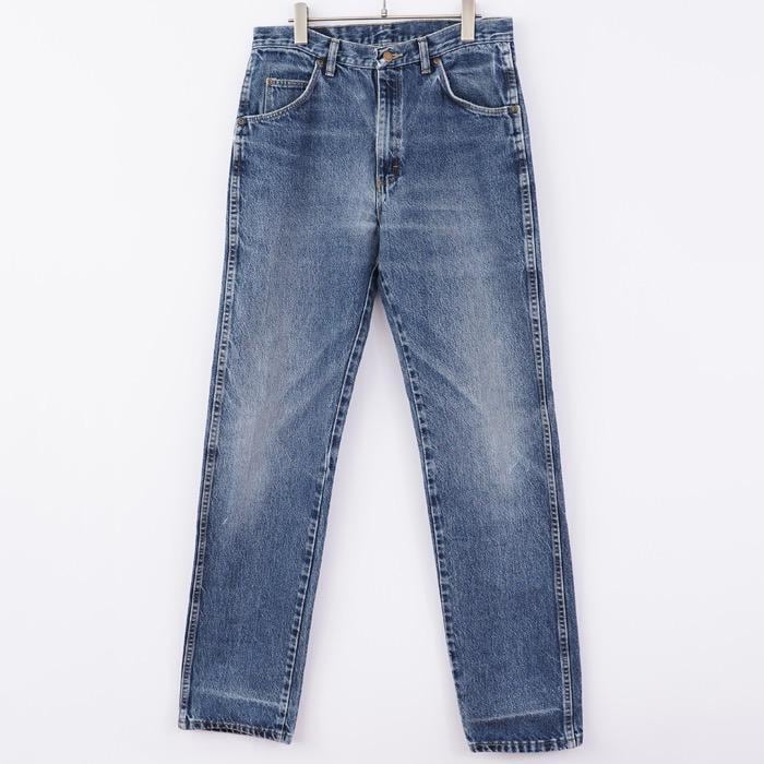 Wrangler ラングラー W33 ブルーデニム ボトム 青 古着 15133