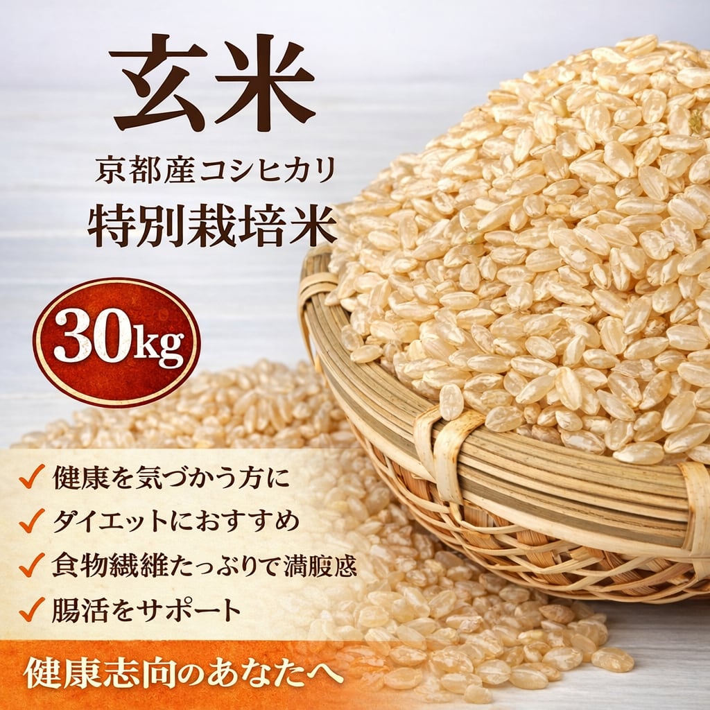食品 新米 玄米 30kg 令和6年産 京都 丹後 米 コシヒカリ 送料無料