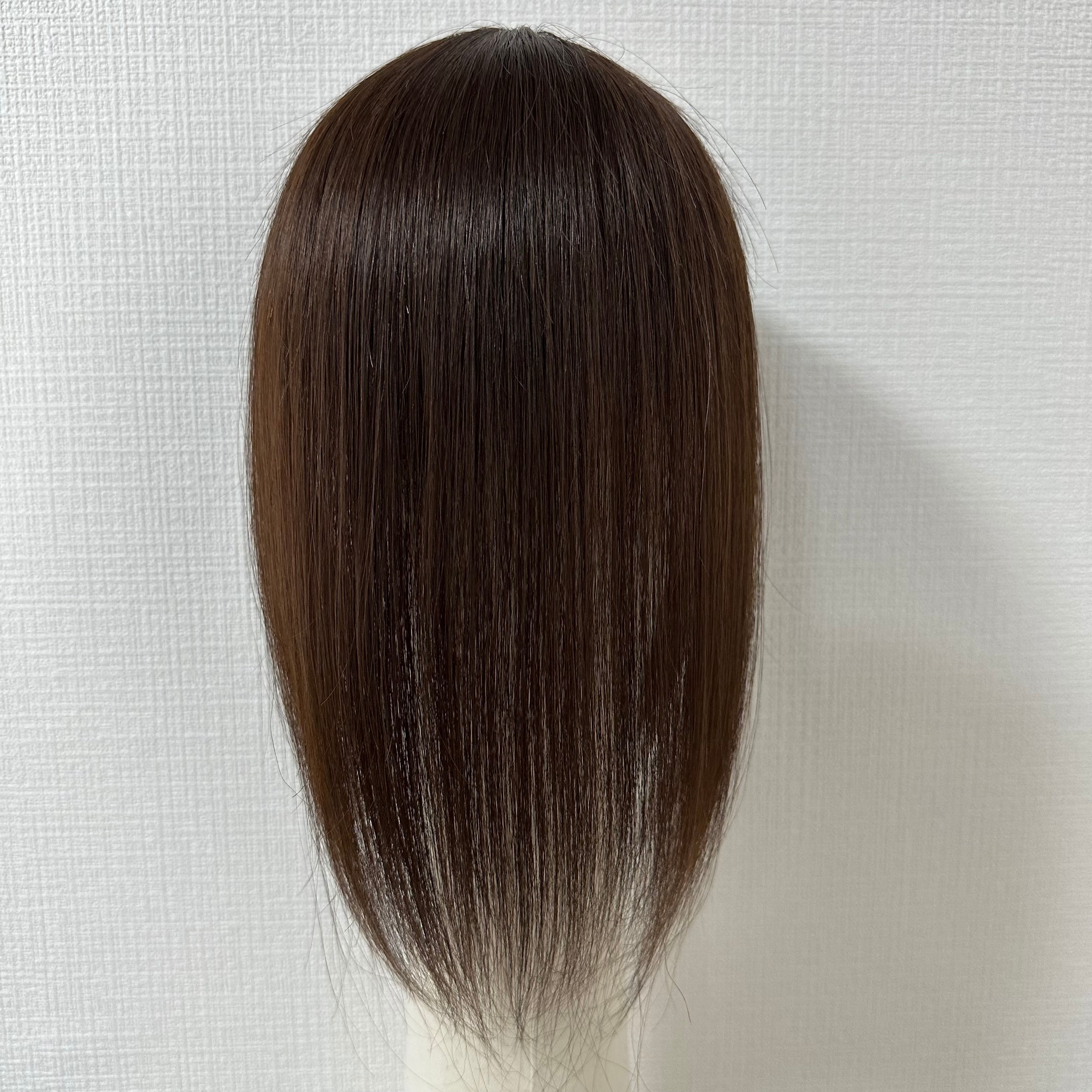 ネオピース 9×14cm 前髪あり/なし ナチュラルブラウン/ヘアピース  