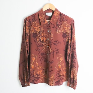 silk shirt L