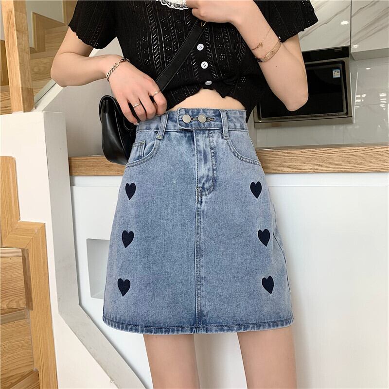 スプリングサマースカート レディースAラインハイウェスト薄手ショート 春物 夏物 1号婦人56358986353