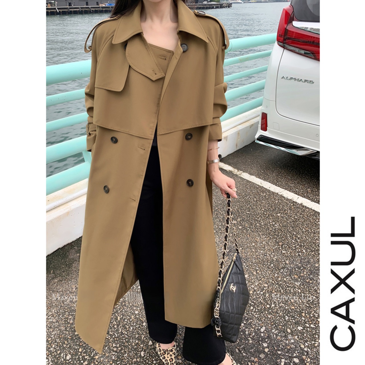 Oversized Long Trench Coat