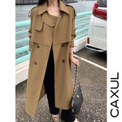 Oversized Long Trench Coat