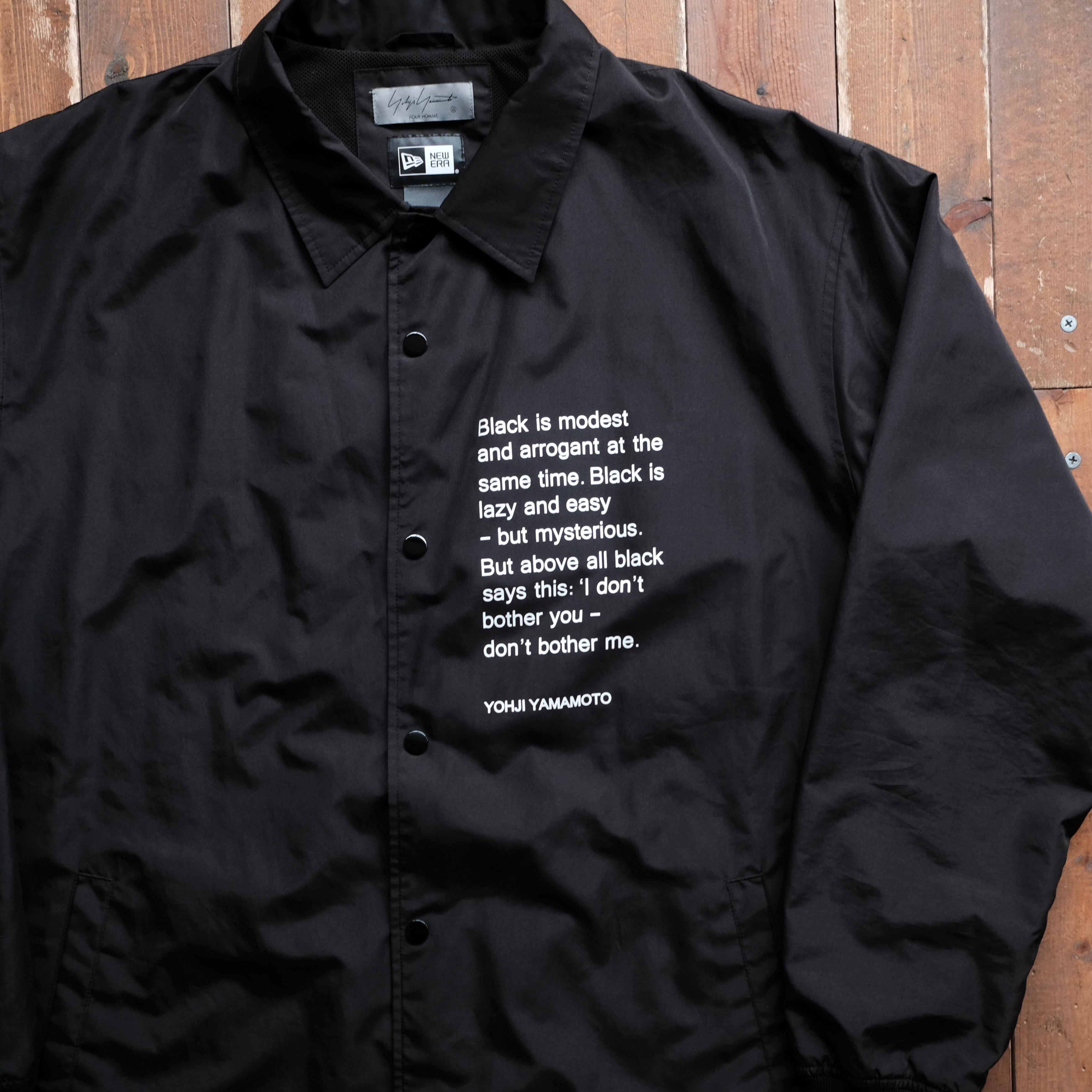 YOHJI YAMAMOTO×NEW ERA COACH JACKET | safarionline