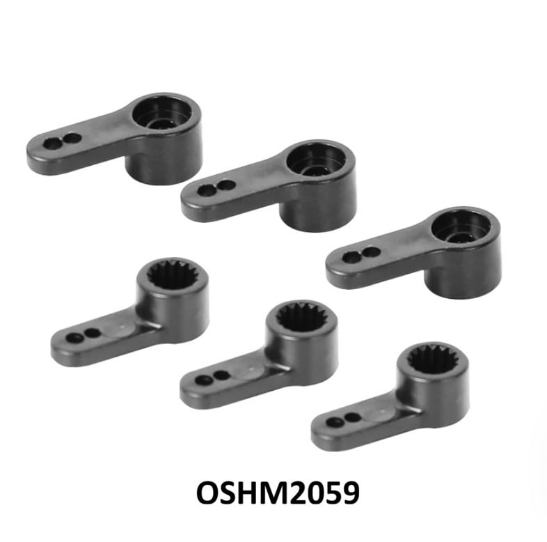 ◆OMP M2サーボホーン 6ps V1&V2&EXP&EVO共用可【OSHM2059】※ネオヘリでM2EVO&M2V3購入者のみ購入可